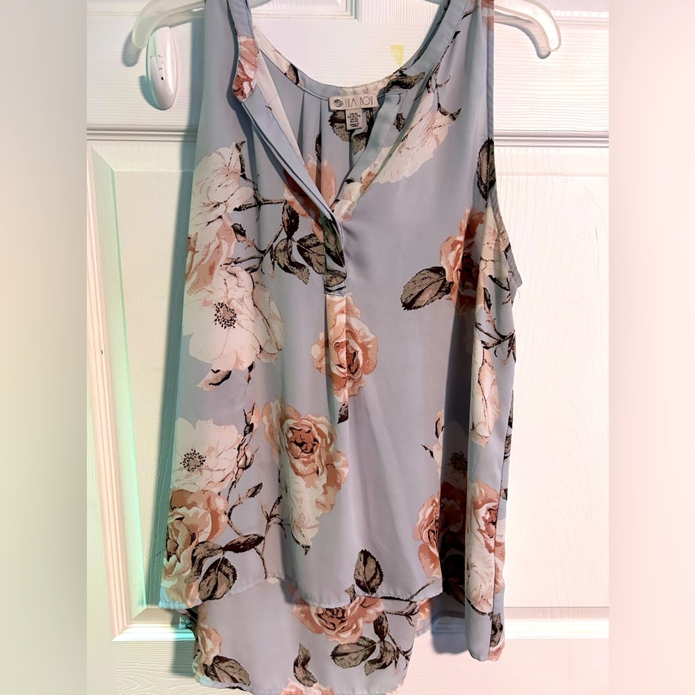 Xl Lila rose Dressy floral tank